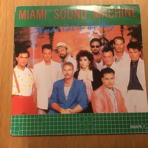 Miami Sound Machine - Words get in the way, Cd's en Dvd's, Vinyl Singles, Gebruikt, Single, Ophalen of Verzenden