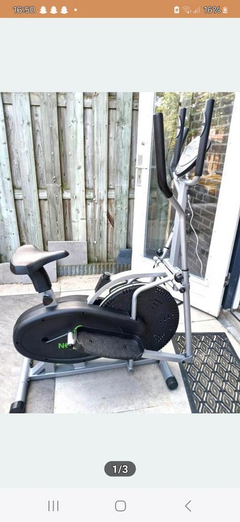 New Crosstrainer, Sport en Fitness, Fitnessapparatuur, Nieuw, Crosstrainer, Armen, Benen, Borst, Buik, Rug, Metaal, Ophalen of Verzenden