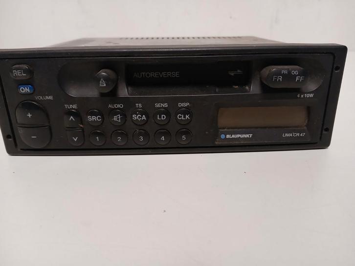 Blaupunkt lima cr 47 autoradio met cassettespeler niet getes, Auto diversen, Autoradio's, Gebruikt, Ophalen of Verzenden