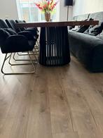 Deno eetkamer tafek 10 p 340 cm met stoelen en bankjes, Ophalen of Verzenden, Zo goed als nieuw