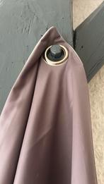 Aubergine kleur gevoerd met de zelfde stof 144 br x 138 hg, Overige materialen, Overige kleuren, 120 cm of meer, Ophalen of Verzenden