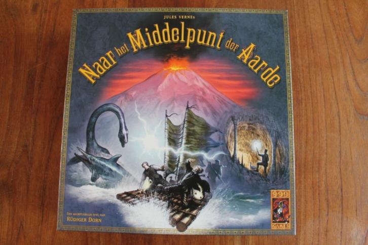 Bordspel Jules Verne Naar het Middelpunt der Aarde 999 Games, Hobby en Vrije tijd, Gezelschapsspellen | Bordspellen, Gebruikt
