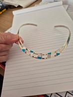 925 zilveren spang parelmoer/turquoise, Sieraden, Tassen en Uiterlijk, Ophalen of Verzenden, Zilver