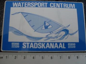 sticker watersport centrum stadskanaal logo surfen beschikbaar voor biedingen