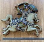 Paard met ruiter: geglazuurd aardewerk, Ophalen of Verzenden