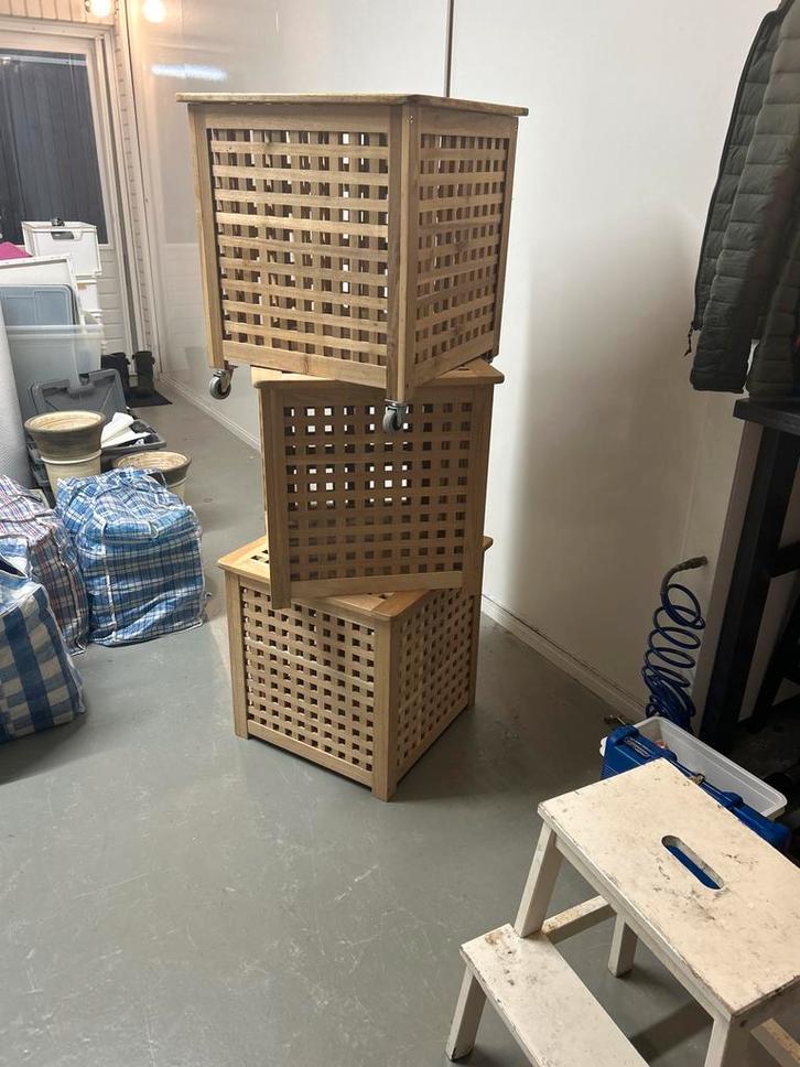 IKEA Opbergboxen - 3 stuks, z.g.a.n., Huis en Inrichting, Woonaccessoires | Overige, Zo goed als nieuw, Ophalen