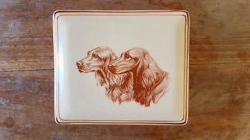 Porseleinen Dekseldoos setter set setterlaine gaaf beschikbaar voor biedingen