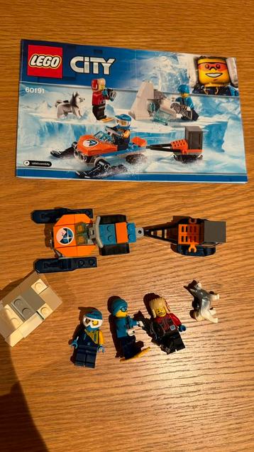 LEGO City Arctic Poolonderzoekersteam -  60191 ZGAN compleet beschikbaar voor biedingen
