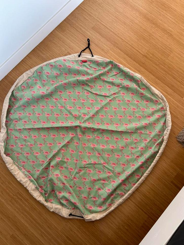 Play & Go Speelkleed Opbergzak Flamingo - Nieuwstaat, Kinderen en Baby's, Speelgoed | Speelkleden, Zo goed als nieuw, Ophalen of Verzenden