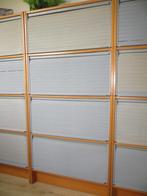 Vier IKEA opbergkasten gestapeld met rolluik, Huis en Inrichting, Kasten | Roldeurkasten en Archiefkasten, 50 tot 100 cm, Overige materialen