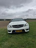 Mercedes-Benz C63 AMG 6.3 V8  457 PK  Wit/Zwart  28-02-2009, Auto's, Automaat, Achterwielaandrijving, 457 pk, Wit