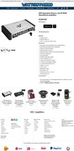 ESX Quantum QL500.1 500W RMS Compact monoblok versterker, Info@optimount.nl, Nieuw, Ophalen of Verzenden, Anholtseweg 48A 7091 HB DINXPERLO