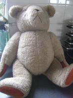 grote beige vintage handgemaakte beer, Verzamelen, Ophalen of Verzenden, Gebruikt, Stoffen beer, Overige merken