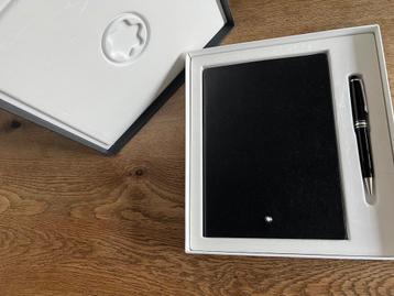 Mont Blanc Classique Platinum Balpen & notitieblok NIEUW beschikbaar voor biedingen