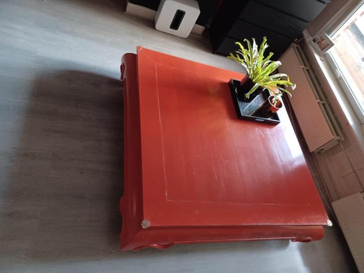 Opium tafel groot, Huis en Inrichting, Tafels | Salontafels, Gebruikt, Minder dan 50 cm, 100 tot 150 cm, 100 tot 150 cm, Vierkant