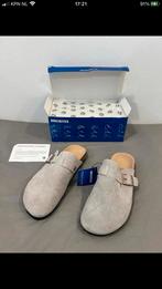 Nieuwe Birkenstock maat 43 - Lichtgrijs, Ophalen of Verzenden, Nieuw, Slippers