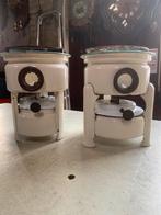 Twee nette 1 pits geëmailleerde petroleum stellen, Ophalen of Verzenden