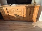 Houten Dressoir met deuren en lades, Gebruikt, Ophalen of Verzenden, Landelijk, 25 tot 50 cm