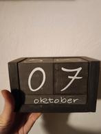 Kalender blok houder hout, Diversen, Ophalen, Maandkalender, Zo goed als nieuw