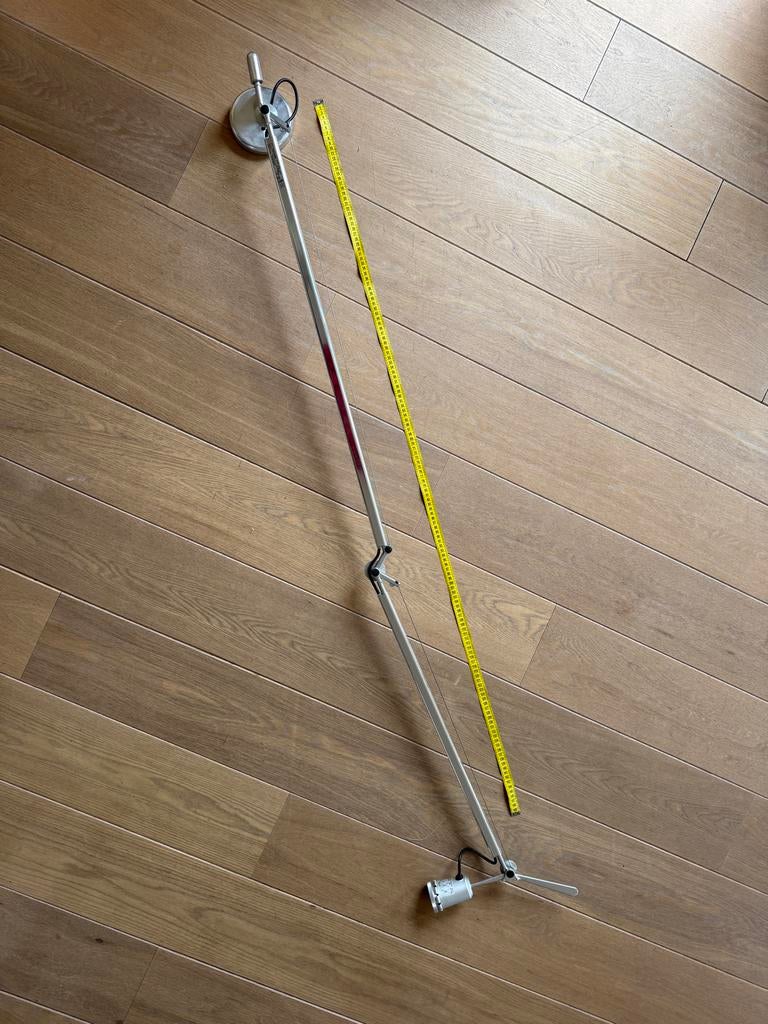 Artemide Tolomeo Mega wandarm aluminium, Huis en Inrichting, Ophalen of Verzenden, Gebruikt, Metaal