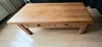 Blank eiken salontafel, Huis en Inrichting, Tafels | Salontafels, Ophalen, Gebruikt, 100 tot 150 cm, Eikenhout