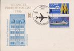 DDR Leipziger Messe 1986 Vredesmuseum Schip, Postzegels en Munten, Ophalen of Verzenden, Briefkaart