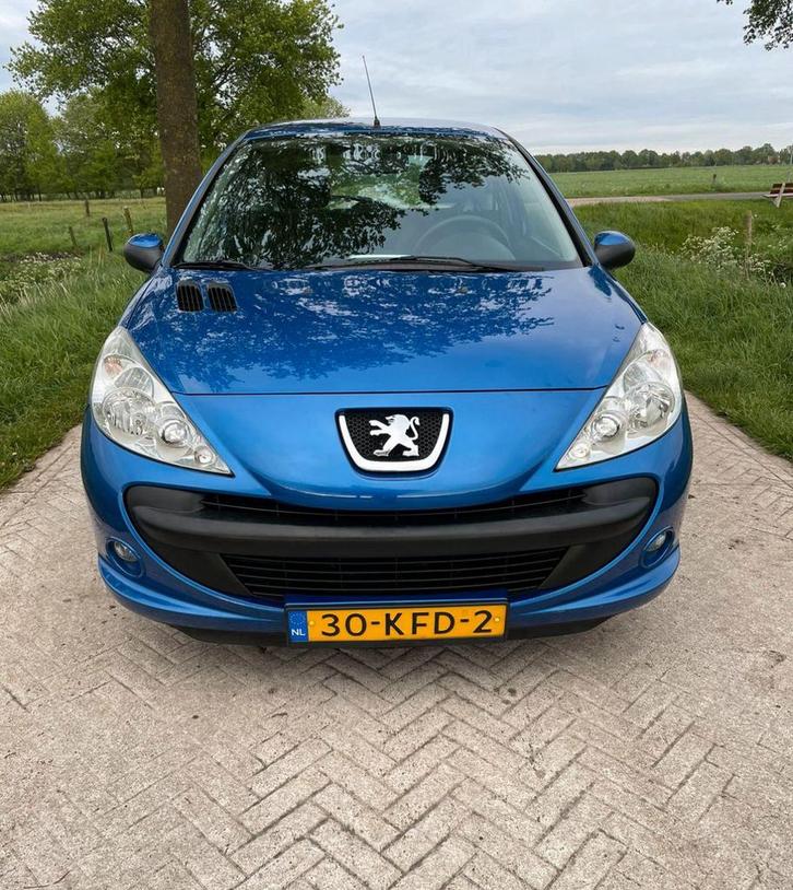 Peugeot 206+ 1.4 3D 2009 Blauw airconditioning, Auto's, Peugeot, Particulier, 206+, Airconditioning, Radio, Benzine, C, Hatchback