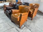 Ralph Lauren style fauteuils compact + GRATIS BEZORGING, Nieuw, Leer, Ophalen of Verzenden, Ralph Lauren