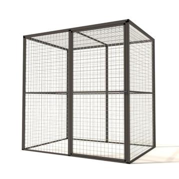 Aluminium kippenren | 207 x 176 x 178 cm beschikbaar voor biedingen