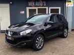 Nissan Qashqai 1.6 Connect Edition|Pano|Navi|Camera|Trekhaak, Auto's, Voorwielaandrijving, Gebruikt, Zwart, 1210 kg