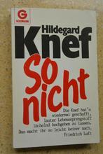 So nicht Hildegard Knef Duits, Gelezen, Europa overig, Hildegard Knef, Ophalen of Verzenden