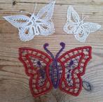 3 Gekantkloste vlinders, Ophalen of Verzenden