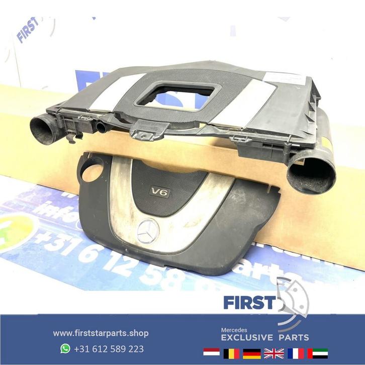 A2730900201 + A2720100067 Mercedes V6 AMG MOTOR AFDEKPLAAT +, Auto-onderdelen, Carrosserie en Plaatwerk, Mercedes-Benz, Voor, Gebruikt