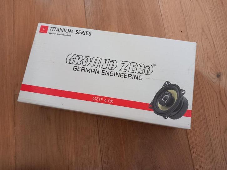 set speakers Ground Zero GZTF 4.0X, nieuw, Auto-onderdelen, Overige Auto-onderdelen, Nieuw, Verzenden