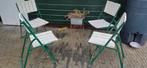 4 Mooie stijlvolle oude bistro stoelen!, Ophalen, Gebruikt, Overige materialen, 4 zitplaatsen