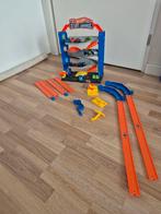 Hotwheels garage en lanceerbaan inclusief auto's, Ophalen of Verzenden, Zo goed als nieuw, Handmatig, Hot Wheels
