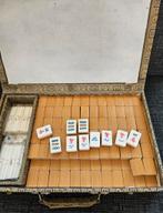 Mahjong - handgeschilderd, Hobby en Vrije tijd, Gezelschapsspellen | Overige, Gebruikt, Ophalen