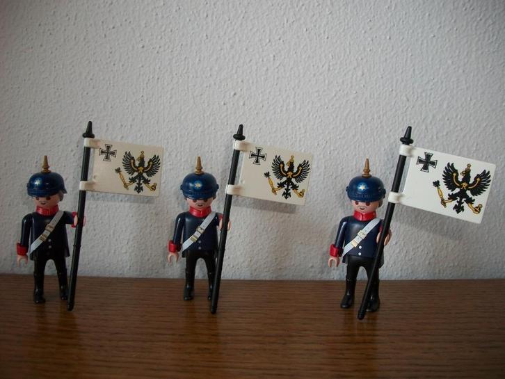 Pruise soldaat 1900 / rosa / nostalgisch poppenhuis / agent, Kinderen en Baby's, Speelgoed | Playmobil, Nieuw, Complete set, Ophalen of Verzenden