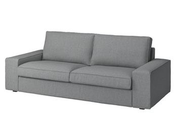 Nieuwe IKEA KIVIK hoes - Tibbleby beige/grijs - afbeelding 2