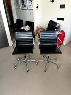 Vitra bureaustoel Aluminium Chair EA 117 leer door Charles &, Huis en Inrichting, Gebruikt, Ophalen of Verzenden, Bureaustoel
