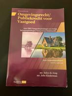 Omgevingsrecht/publiekrecht voor vastgoed, Boeken, Studieboeken en Cursussen, Ophalen of Verzenden, Zo goed als nieuw, HBO