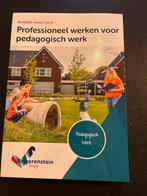 Professioneel werken pedagogisch werk - Niveau 3/4, Boeken, Schoolboeken, Ophalen of Verzenden, Zo goed als nieuw, Overige niveaus