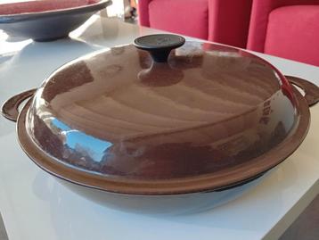 Le Creuset gietijzeren pan met emaille 30 cm Cocotte beschikbaar voor biedingen