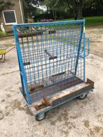 grote platen/materiaal gereedschap wagen, Doe-het-zelf en Verbouw, Transportwagens, Ophalen, Gebruikt, Transportkar