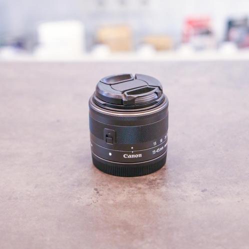(NIEUW) Canon EF-S 15-45mm f/4-5.6 IS STM (Hilversum), Audio, Tv en Foto, Fotografie | Lenzen en Objectieven, Gebruikt, Standaardlens