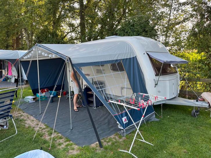 Luifel omloop 825 cm en raamluifeltje, Caravans en Kamperen, Tenten, Zo goed als nieuw, Ophalen of Verzenden