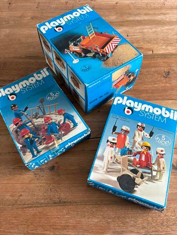 3 sets playmobil jaren 70 - vintage met doos! beschikbaar voor biedingen