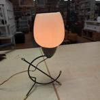 Zwart vintage draadlampje, Gebruikt, Ophalen of Verzenden, Retro vintage, Metaal