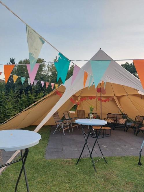 Starshade 10 meter huren| Luxe Evenemententent / # Verhuur, Tuin en Terras, Partytenten, Zo goed als nieuw, Partytent, 2 meter of meer