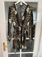 Jurk seven sisters mt L Viscose print/bloem, Bruin, Seven Sisters, Maat 42/44 (L), Ophalen of Verzenden